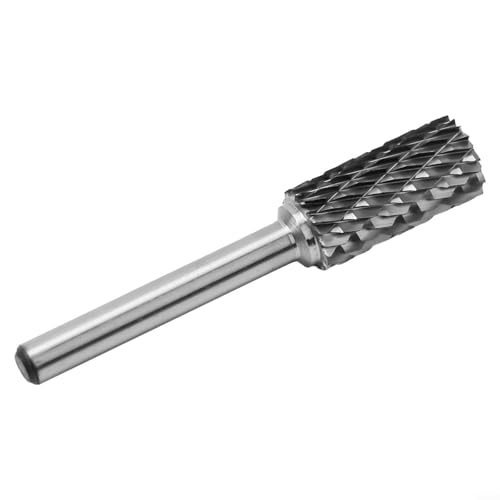 Hartmetall-Rotationsfeile, Frässchneider, Fräskopfbohrer, 6 mm Schaft, für Metallbearbeitung und Endbearbeitung (12 mm) von Eawfgtuw