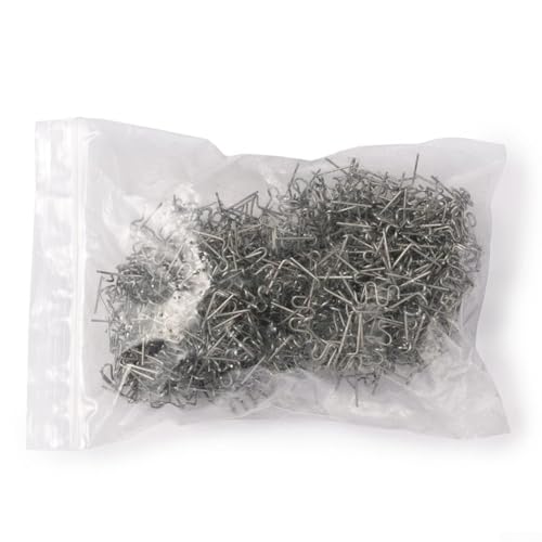 Heißheftklammern, 0,6 mm, 0,8 mm, Edelstahl, Kunststoff, Schweißreparatur-Set für Auto-Stoßstange, Nylon, PVC, ABS (0,8 mm Welle) von Eawfgtuw
