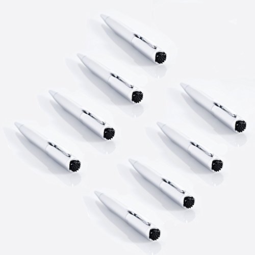 8 Stück Kugelschreiber mit Vibration Kuli Massagestift Druckkugelschreiber Massage Schreibstift Wellness Stift von Eaxus