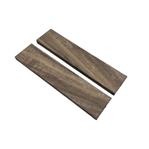 Amerikanisches Walnuss, 1 Paar, 125 x 30 x 6 mm, Edelholz, ideal zum Drehen auf Holz, Stifte, Wutherie, Musikinstrumente, Besteck, Holzgriffe, Skulptur, Schmuck (1) von Ébène Passion