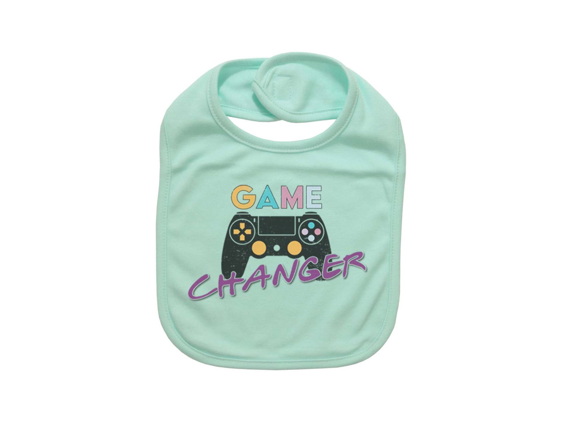 Gaming Lätzchen, Game Changer, Gamer Baby Ankündigung, Bib, Baby, Super Soft, Sublimiertes Design, Zukünftiger Gamer, Controller von EbenezerFire