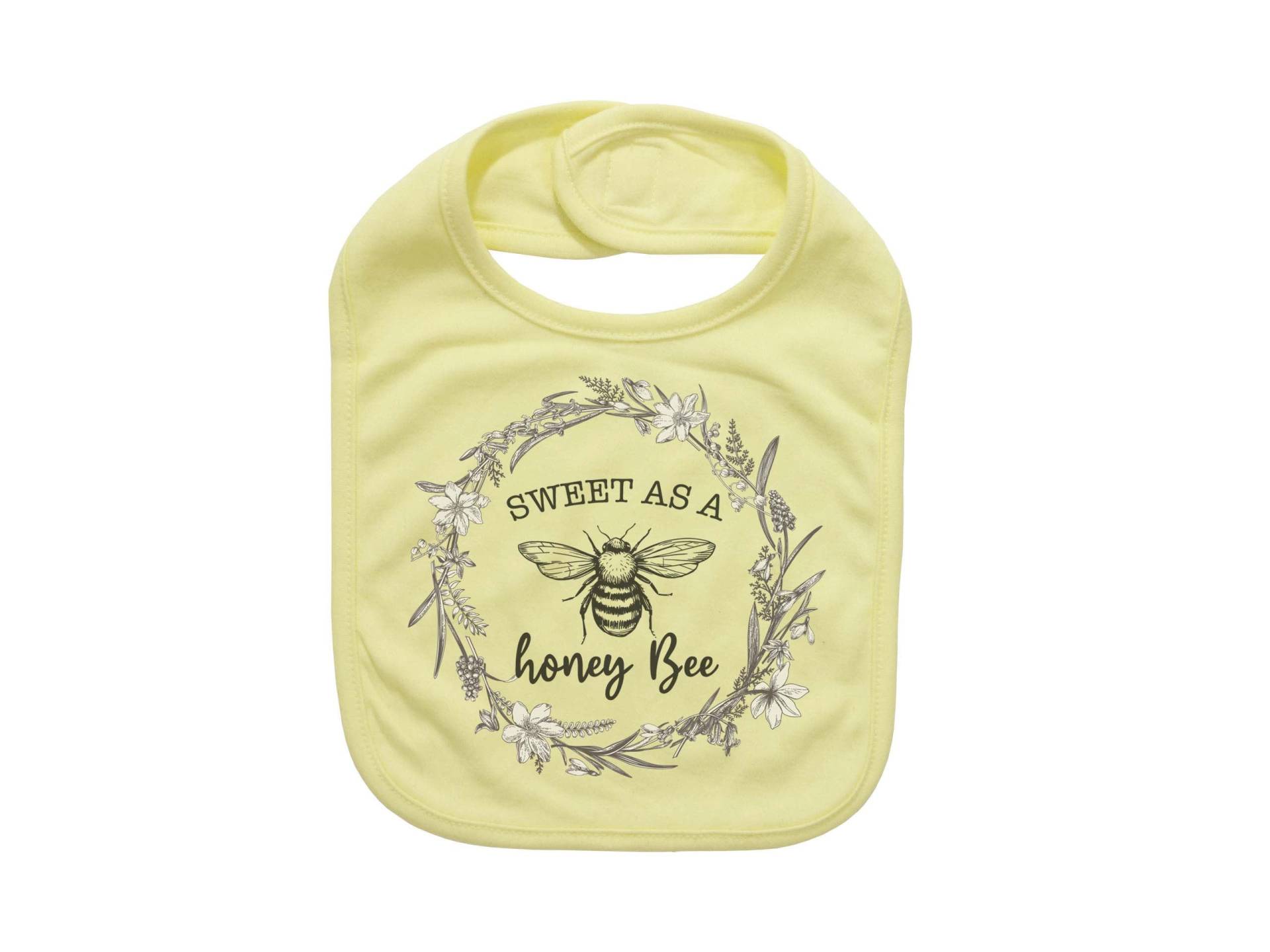 Honig Biene Baby Lätzchen, Süß Wie Eine Honigbiene, Geschenk Für Baby, Super Weich, Sublimiertes Design, Biene-Liebhaber, Baby-Dusche von EbenezerFire