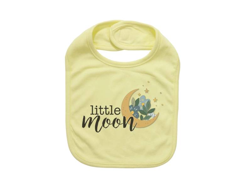 Mond-Baby-Lätzchen, Kleiner Mond, Mond Lätzchen, Super Weich, Sublimiertes Design, Geschenk Für Baby, Raum-Baby-Dusche, Neugeborenen Lätzchen von EbenezerFire
