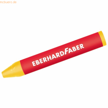 12 x Eberhard Faber Wachskreide dreikant chromgelb dunkel von Eberhard Faber