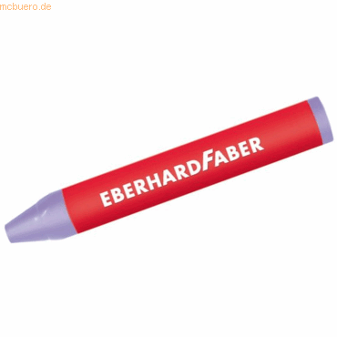 12 x Eberhard Faber Wachskreide dreikant magenta hell von Eberhard Faber