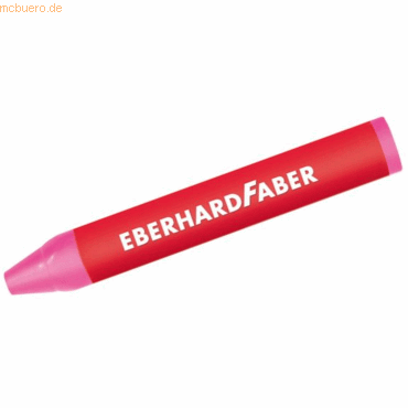 12 x Eberhard Faber Wachskreide dreikant purpurrosa hell von Eberhard Faber