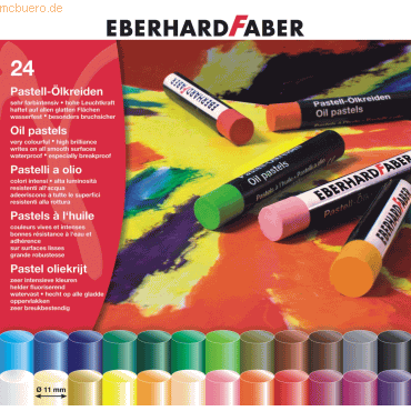 3 x Eberhard Faber Pastell-Ölkreide VE=24 Stück von Eberhard Faber