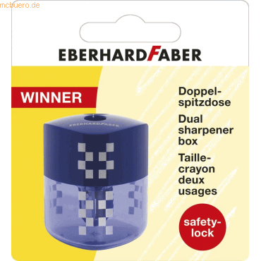 5 x Eberhard Faber Doppelspitzdose 8/10mm rot Blisterkarte von Eberhard Faber