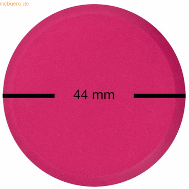5 x Eberhard Faber Farbtablette 44mm karmin rosa von Eberhard Faber