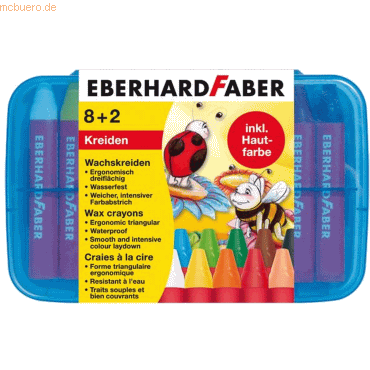 5 x Eberhard Faber Wachskreide dreikant VE=8+2 Stück Plastikbox 5 x Eberhard Faber Wachskreide dreikant VE=8+2 Stück Plastikbox von Eberhard Faber