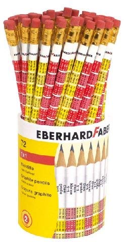 EBERHARD FABER 511872 Bleistift "1 x 1", mit Radierer, 72er Kücher EBERHARD FABER 511872 Bleistift "1 x 1", mit Radierer, 72er Kücher von Eberhard Faber