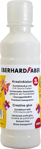 EBERHARD FABER 574900 - Kreativkleber EFA Cromix 250 ml, Bastelkleber transparent, Puzzlekleber EBERHARD FABER 574900 - Kreativkleber EFA Cromix 250 ml, Bastelkleber transparent, Puzzlekleber von Eberhard Faber