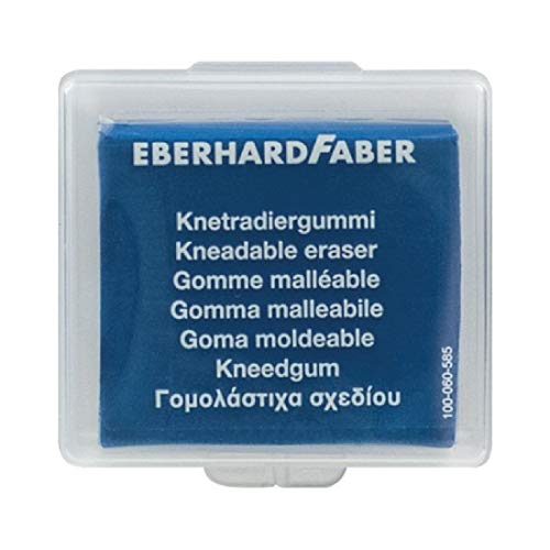EBERHARD FABER 585428 Kautschuk-Radierer Duo-Gom mittel Blau/Rot von Eberhard Faber