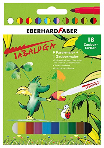EBERHARD FABER Fasermaler Zaubermarker Tabaluga, 9 + 1 Etui von Eberhard Faber