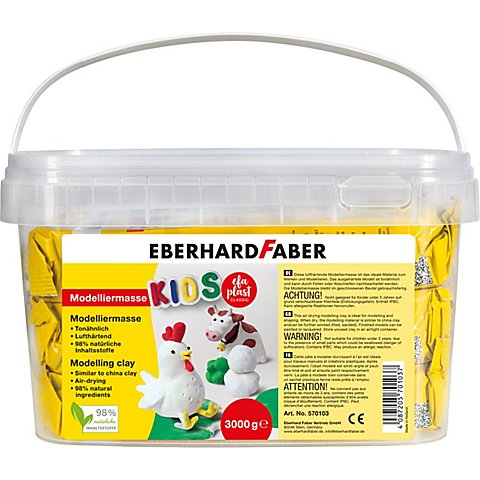 EFA Plast Kids weiß, 3 kg von Eberhard Faber