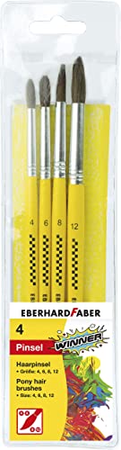 Eberhard Faber 579922 - Winner Haarpinsel, Set mit 4 Pinselgrößen, Rundpinsel für viele Zeichen- und Maltechniken auf unterschiedlichen Maluntergründen Eberhard Faber 579922 - Winner Haarpinsel, Set mit 4 Pinselgrößen, Rundpinsel für viele Zeichen- und Maltechniken auf unterschiedlichen Maluntergründen von Eberhard Faber