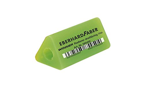 Eberhard Faber 585450 - Radierer Winner, neon/sortiert (keine Farbauswahl möglich), 1 Stück von Eberhard Faber