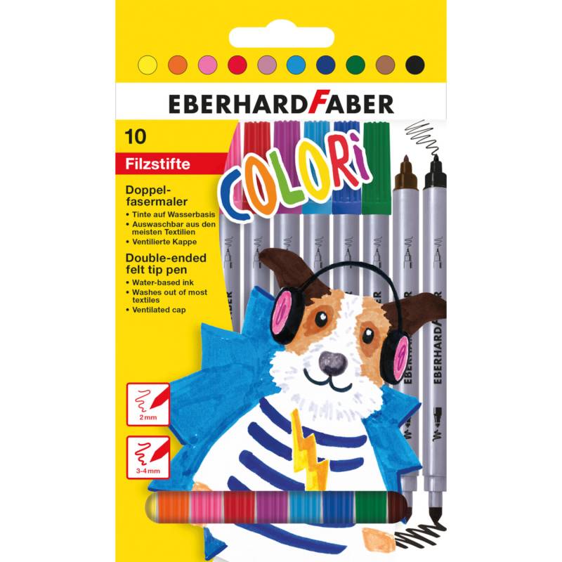 Eberhard Faber Filzstifte Colori 10 Stück von Eberhard Faber