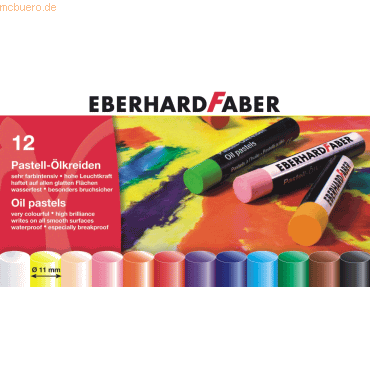 6 x Eberhard Faber Pastell-Ölkreide VE=12 Stück von Eberhard Faber