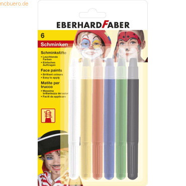 Eberhard Faber Schminkstifte drehbar VE=6 Stück von Eberhard Faber