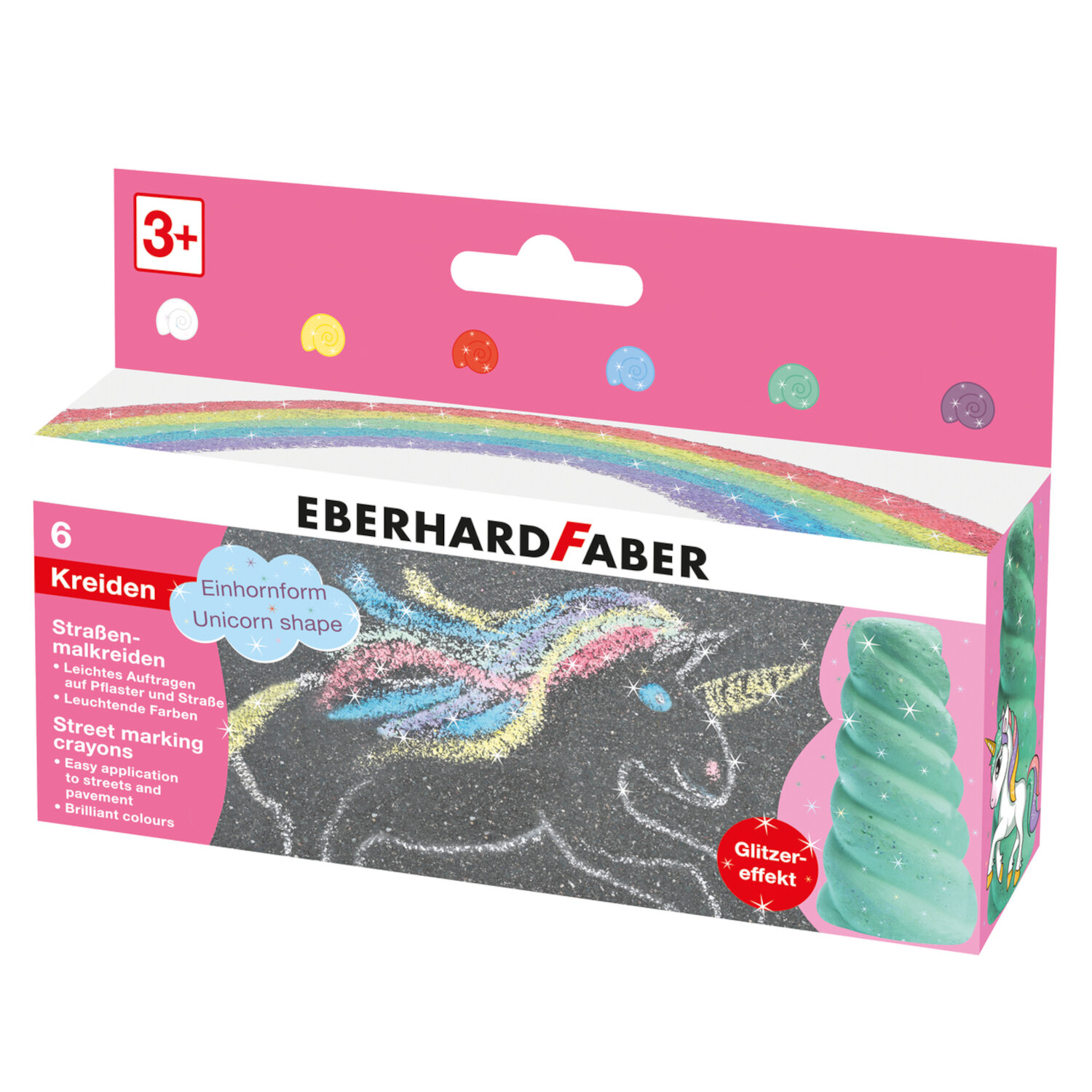 Eberhard Faber Straßenmalkreide Einhorn Set von Eberhard Faber