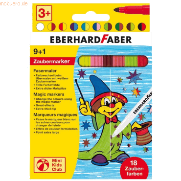 Eberhard Faber Zauber-Marker VE=9 Farben + 1 Zaubermarker von Eberhard Faber