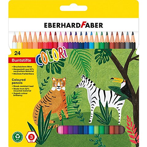 Farbstifte-Set, 24 Stifte Farbstifte-Set, 24 Stifte von Eberhard Faber