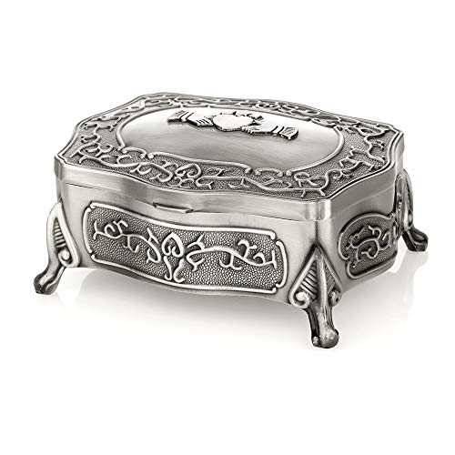 Eburya Claddagh Schmuckschatulle aus Zinn - keltisch inspirierte Handarbeit aus Irland Eburya Claddagh Schmuckschatulle aus Zinn - keltisch inspirierte Handarbeit aus Irland von Eburya