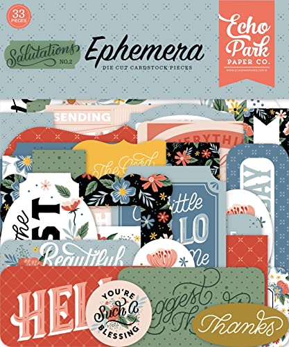 Echo Park Cardstock Ephemera 33/Pkg-Icons, Salutations No. 2 von Echo Park Paper Company
