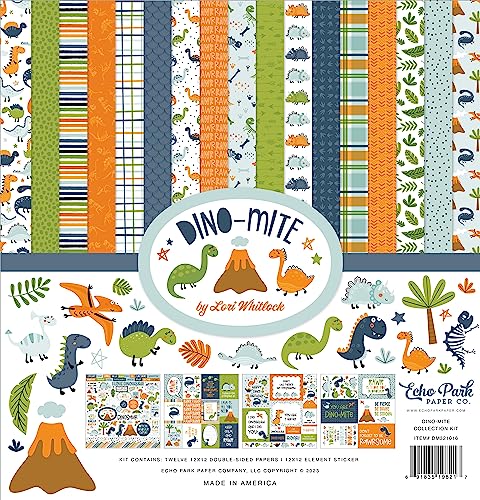Echo Park Collection Kit 12"X12"-Dino-Mite von Echo Park Paper