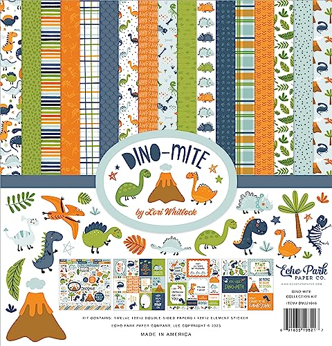 Echo Park Collection Kit 12"X12"-Dino-Mite von Echo Park Paper Company