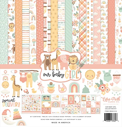 Echo Park Collection Kit 12"X12"-Our Baby Girl von Echo Park Paper