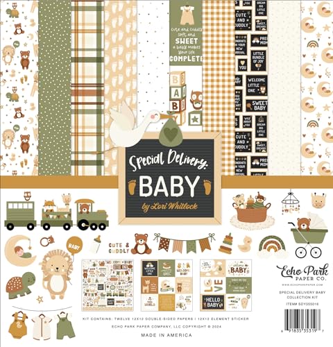 Echo Park Collection Kit 12"X12"-Special Delivery Baby von Echo Park Paper Company