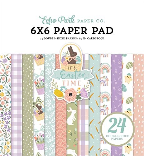 Echo Park Double-Sided Paper Pad 6"X6" 24/Pkg-It's Easter Time von Echo Park Paper Company