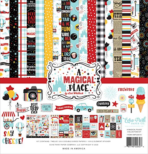 Echo Park Paper Company A Magical Place Collection Kit Papier, 30,5 x 30,5 cm von Echo Park Paper