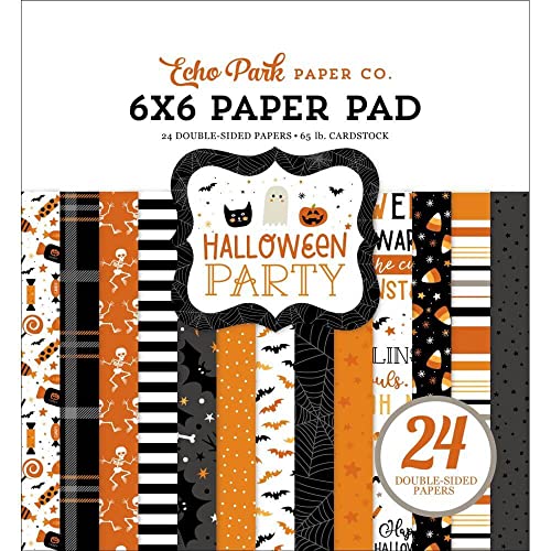 Echo Park Paper Company HPA250023 Halloween Party 6x6 Paper Pad Papier, multi von Echo Park Paper Company