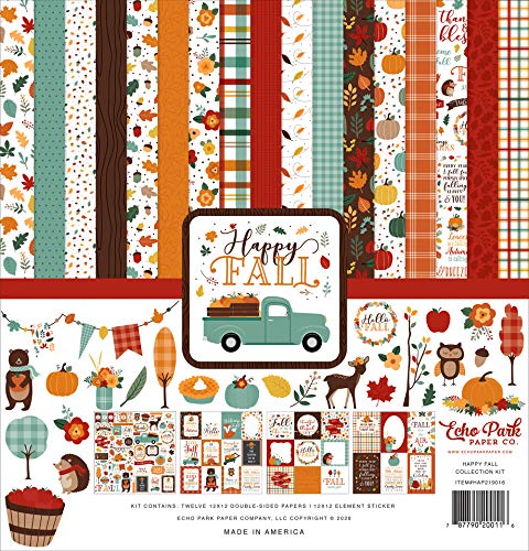 Echo Park Paper Company HAP219016 Collection kits Basteln, Papier, Mehrfarbig/Meereswellen (Ocean Tides), 12-x-12-Inch von Echo Park Paper