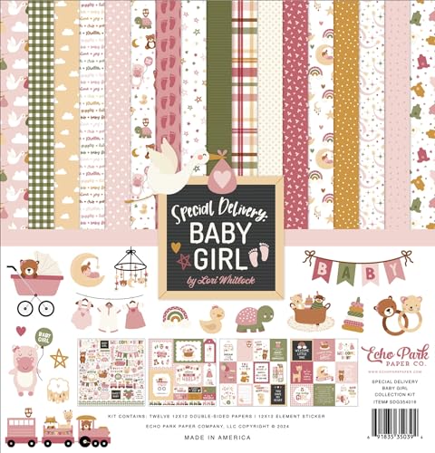 Echo Park Paper Special Delivery Baby Girl Collection Kit von Echo Park Paper