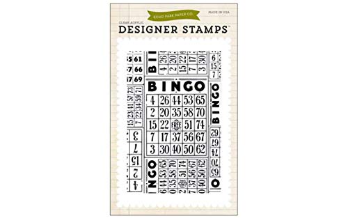 Echo Park Paper Company Stempel mit Bingo-Karten von Echo Park Paper