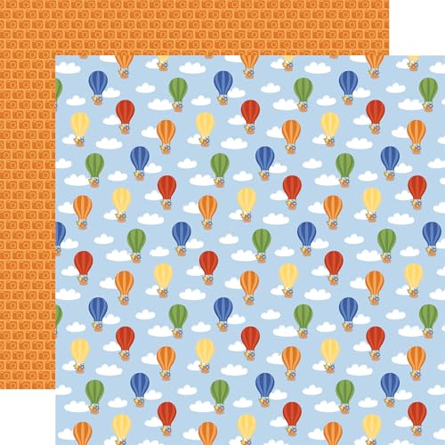 Aufsteigende Heißluftballons von Echo Park Paper