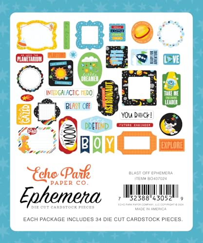 Blast Off Ephemera von Echo Park Paper