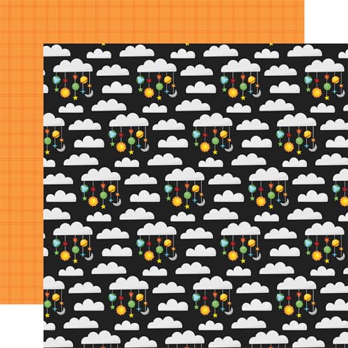 Blast Off: Space Mobiles, 30,5 x 30,5 cm, gemustertes Papier von Echo Park Paper