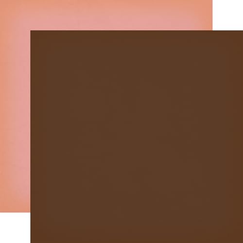 Braun/Rosa, 30,5 x 30,5 cm, farblich abgestimmt von Echo Park Paper