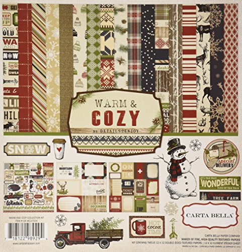 Carta Bella Collection Kit 12"X12"-Warm & Cozy Carta Bella Collection Kit 12"X12"-Warm & Cozy von Echo Park Paper