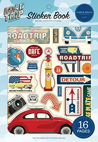 Carta Bella Sticker Book-Road Trip von Echo Park Paper Company