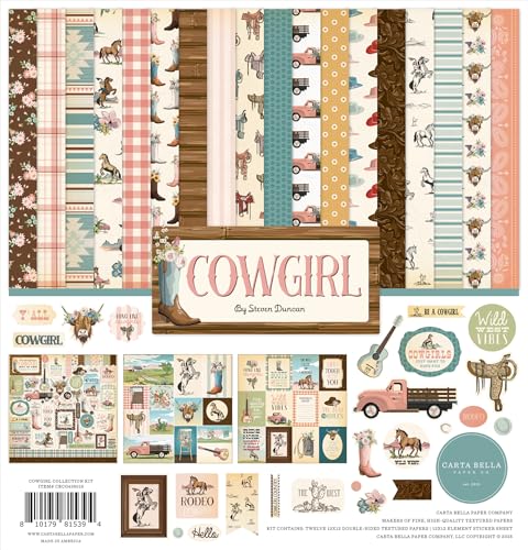 Cowgirl-Sammelset von Echo Park Paper