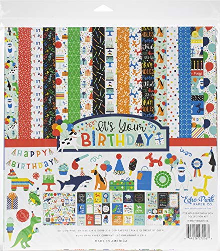 ECHO PARK PAPER COMPANY Your Day Colle, 30,5 x 30,5 cm, It's Your Birthday Boy von Echo Park Paper