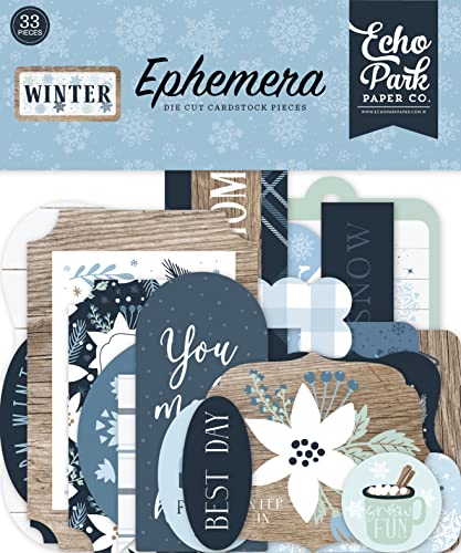 Echo Park Cardstock Ephemera 33/Pkg-Icons, Winter -TR257024 Echo Park Cardstock Ephemera 33/Pkg-Icons, Winter -TR257024 von Echo Park Paper