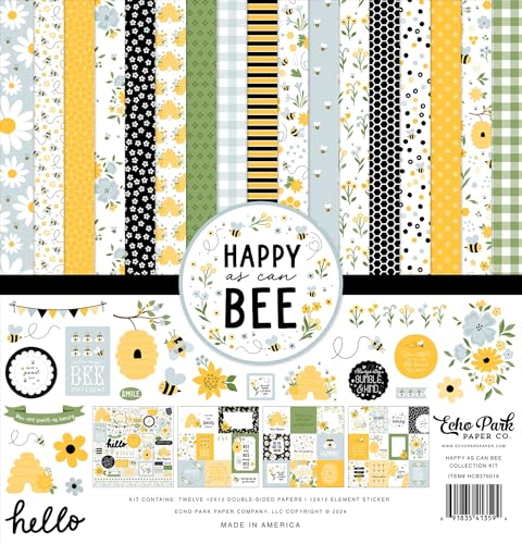 Echo Park Collection Kit 12"X12"-Happy As Can Bee von Echo Park Paper