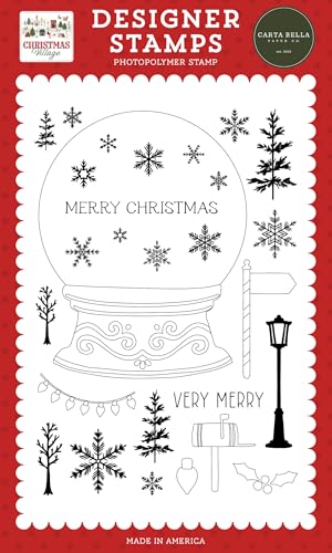 Echo Park Paper Christmas Village Build A Snowglobe Stempel-Set, mehrfarbig Echo Park Paper Christmas Village Build A Snowglobe Stempel-Set, mehrfarbig von Echo Park Paper
